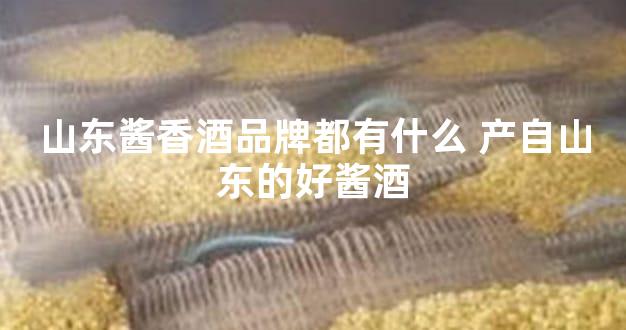 山东酱香酒品牌都有什么 产自山东的好酱酒